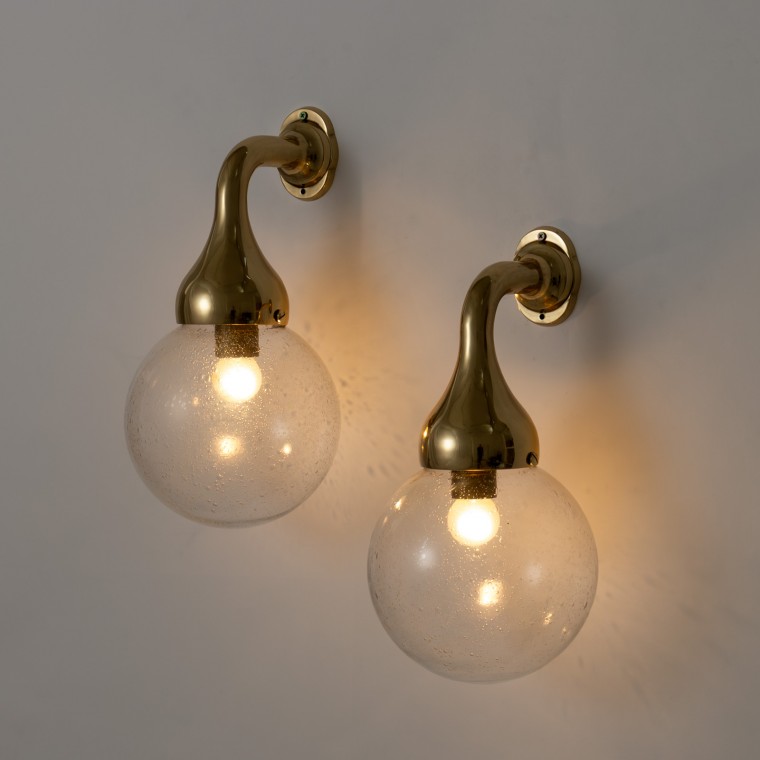 Pair of 'A Bollicine' Wall Lights