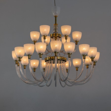 Monumental Chandeliers by Venini