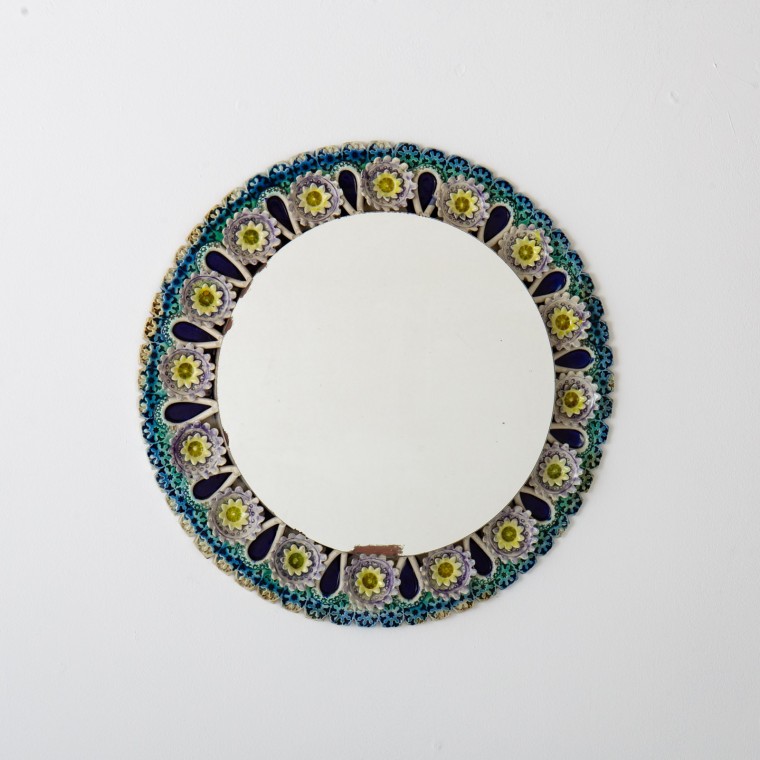 Italian Ceramic Mirror