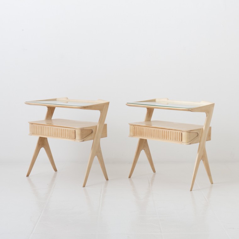 Italian Ash Bedside Tables