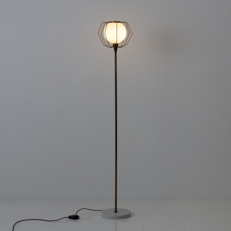 Italian 'Cage' Floor Lamp