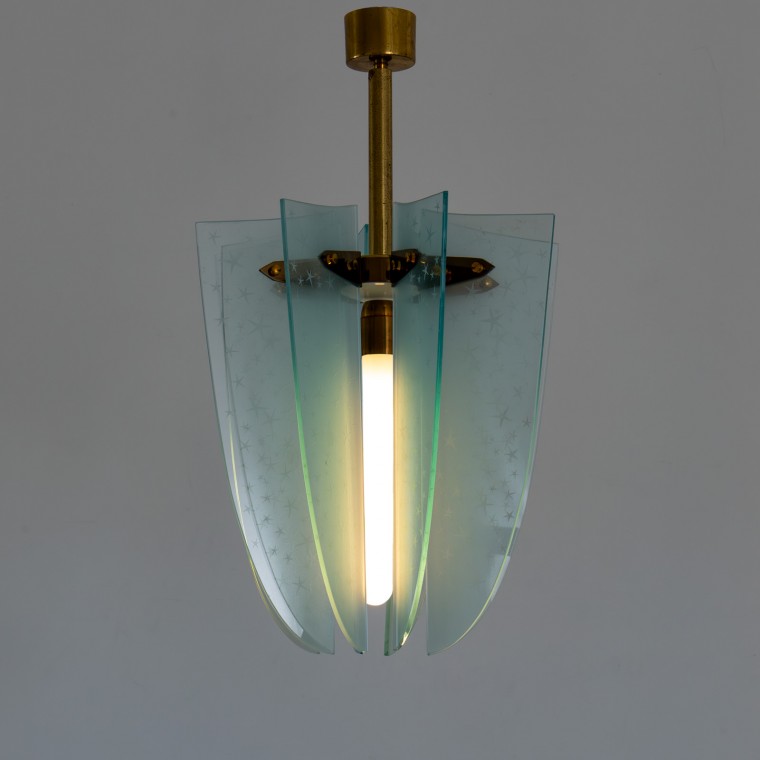 Italian Panelled 'Star' Pendant