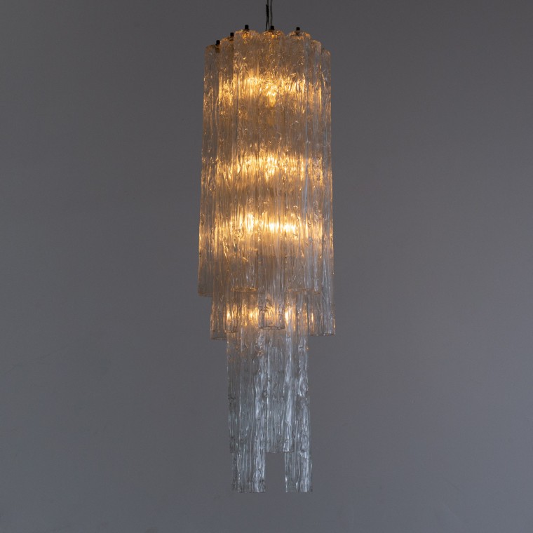 'Tronchi' Chandelier by Venini (L)